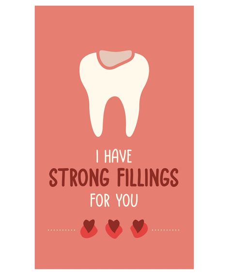 6 Downloadable Dentist Valentine Cards Download and Print Great for Dental Offices, Dental Hygienist, Orthodontists - Etsy Canada Dentistry Quotes, Dentist Ideas, Dental Wallpaper, Dental Quotes, Dental Photos, Dentist Art, Dental Posts, Dental Aesthetics, Dental Offices