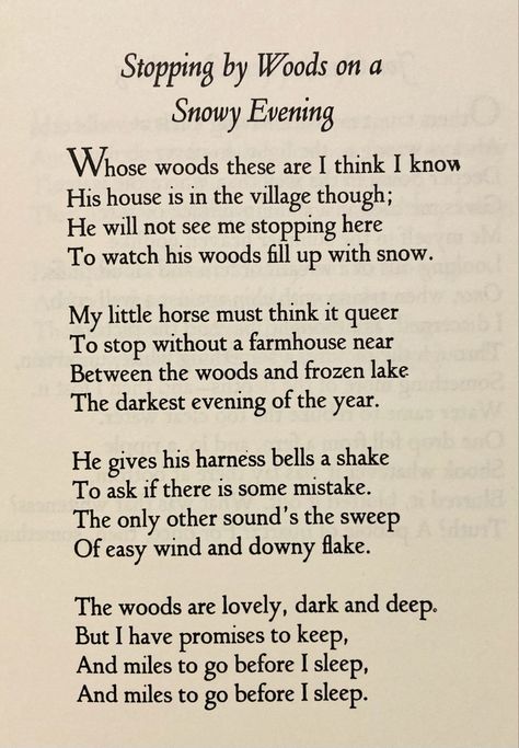 Robert Frost Stopping By Woods, Stopping By Woods On A Snowy Evening, December Poems, Old Poetry, Autumn Poems, Snowy Evening, Robert Frost Poems, Note Background, Winter Poems