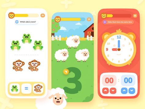 Kids App Design, Educational Apps For Kids, Education Logo Design, Learning Logo, Kids Math, Math Games For Kids, App Interface Design, Kids Game, Learning Apps