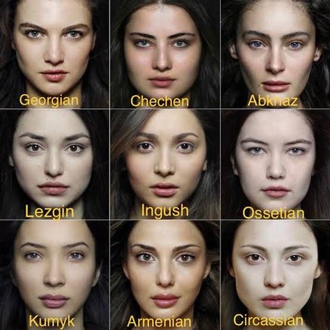 Face Reference Photo, Face Analysis, Face Symmetry, Woman Relationship, Features Reference, Eye Study, Face Types, Siberia Russia, Ankle Tattoos For Women