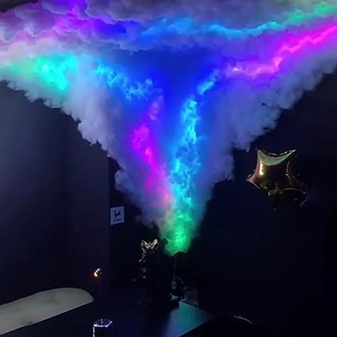 Bedroom Gaming Room, 3d Clouds, Creative Lamp, Bedroom Gaming, Lightning Cloud, Cloud Lamp, Diy Room Decor For Teens, Creative Lamps, Les Sons