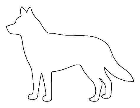 Husky pattern. Use the printable outline for crafts, creating stencils, scrapbooking, and more. Free PDF template to download and print at http://patternuniverse.com/download/husky-pattern/ Husky Outline, Printable Outline, Coloring Crafts, Animal Outline, Animal Templates, Dog Quilts, Applique Templates, Stencil Templates, Dog Crafts