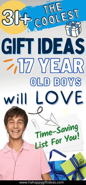 Click to visit our list of Gift Ideas For 17-Year-Old Boys. We've put up a list of the best 17-year-old boy presents. Boy Presents, 16 Birthday Presents, Birthday Presents For Boys, Boy 16th Birthday, List Of Gift Ideas, Boys Gift Ideas, Gift Ideas For Children, 17th Birthday Ideas, Best Gifts For Boys