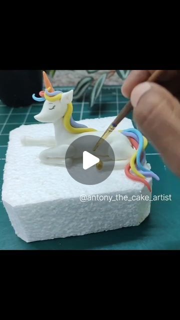 Antony Bidesh on Instagram: "How to make unicorn using fondant / cake topper . . . #cakeart #cakes #cake #fondant #fondantdoll #fondantfigurine #cakedecorating #reels #cakereels #trebding #viral #antonythecakeartist" Fondant Unicorn, Using Fondant, Fondant Cake Topper, Unicorn Cake Topper, Cake Fondant, Unicorn Cake, A Unicorn, Fondant Cake, Cake Art