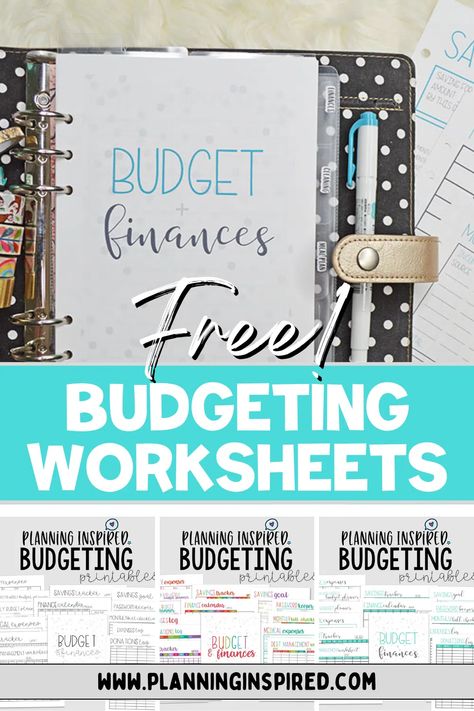 Free Printable Budget Worksheets - Planning Inspired Free Budgeting Printables, Budget Binder Free Printables Templates, Happy Planner Budget Printable Free, Monthly Budget Printable Free Worksheets, A6 Budget Binder Free Printables, Free Budget Printables 2023, Biweekly Budget Printable Free, Free Budget Printables Templates, Budget Sheets Free Printables