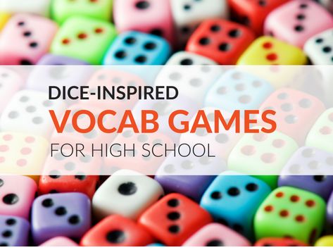 Vocab Review Games, Review Games High School, Classroom Games High School, Games For High School Students, Vocab Games, High School Vocabulary, Learning Websites For Kids, Vocabulary Strategies, Teaching Games