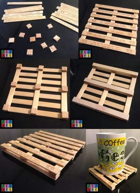 Popsicle Stick Diy, Diy Popsicle Stick Crafts, Diy Popsicle, Popsicle Crafts, Stick Crafts, Popsicle Stick Crafts, Kraf Diy, Popsicle Stick, Diy Crafts Hacks