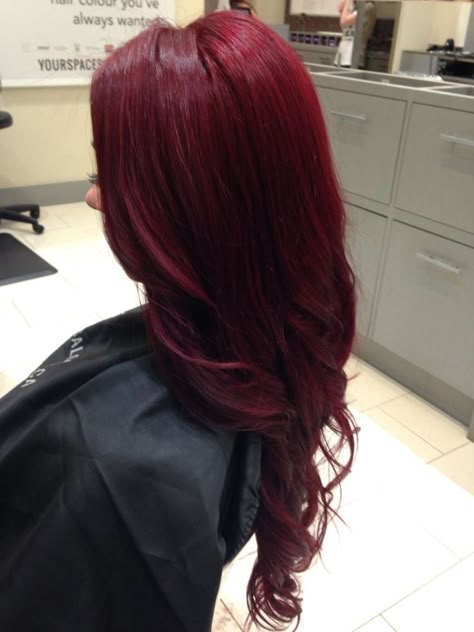 Dark Red Curtain Bangs, Deep Ruby Red Hair, Crimson Red Hair Color, Blackish Red Hair, Red Burgandy Hair, Blood Red Hair Color, Deep Cherry Red Hair, Deep Red Hair Color, Pelo Color Vino