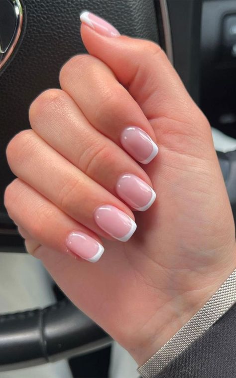 French Tip Wedding Nails, Simple French Nails, Simple Wedding Nails, Famous Nails, Nails French Tips, Wedding Western, Bride Indian, Nails Bridal, Wedding Nails French