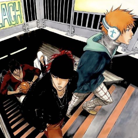 bleach fits [inspo] Abarai Renji, Orihime Bleach, Ichigo Y Rukia, Bleach Anime Art, Image Swag, Portrait Cartoon, Bleach Characters, Bleach Art, Bleach Manga