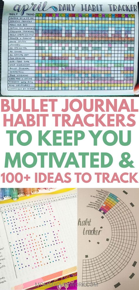 Learn how to make a BULLET TRACKER HABIT TRACKER. Get a free check list key of 101+ ideas on things to put in it broken down by categories from house chores and cleaning, water and fitness, mental health and more. See simple, creative pages for layout inspiration to DIY in your bujo / planner. Track your habits daily in a small weekly, monthly, or large yearly spread. Minimalist to elaborate. Circle to vertical and in between. See my printables post for a free 30 day tracker template chart. Habit Tracker Ideas, Fitness Journal Printable, Diy Fitness, How To Bullet Journal, Tracker Ideas, To Do Planner, Habit Tracker Bullet Journal, Habit Tracker Printable, Bullet Journal Tracker