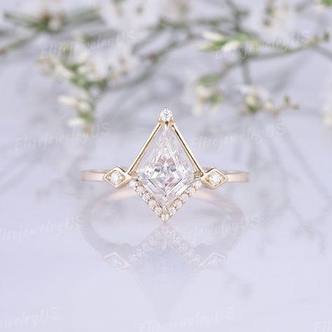 This Engagement Rings item by EliseJewelryUS has 467 favorites from Etsy shoppers. Ships from Fairfax, VA. Listed on Apr 22, 2024 Moissanite Engagement Ring Unique, Engagement Rings Kite Cut, Kite Cut Rings, Kite Engagement Ring Set, Kite Diamond Engagement Ring, Rhombus Engagement Ring, Kite Shaped Engagement Ring, Triangle Engagement Ring, Kite Cut Engagement Ring