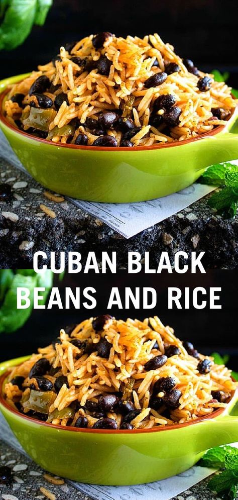 Transport your taste buds to the vibrant streets of Cuba with our authentic Cuban Black Beans and Rice recipe! 🇨🇺🍛 Experience the perfect blend of flavors and textures, from the creamy black beans to the fluffy, fragrant rice. A taste of Havana in your own kitchen. 🌴🌞 #CubanCuisine #BlackBeansAndRice #CubanFlavors #HomemadeHavana #FoodieAdventures Cuban Black Beans And Rice, Cuban Rice And Beans, Cuban Rice, Rice And Black Beans, Rice Video, Cuban Black Beans, Rice And Beans Recipe, Rice Side Dish Recipes, Cuban Dishes