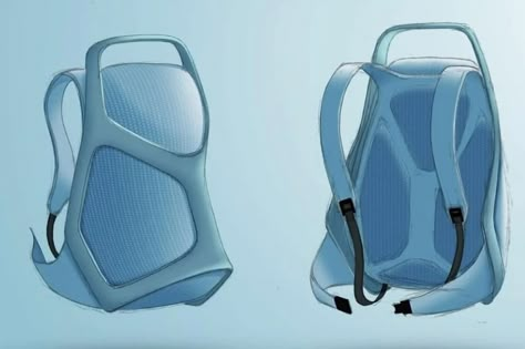 Herman Miller hiking backpack is a comfortable, robust and premium adventure accessory - Yanko Design Backpack Design Concept, Hiking Backpack Women, Space Punk, Backpack Inspiration, Sustainable Backpack, Adventure Accessories, Thesis Ideas, Design Backpack, Backpack Design