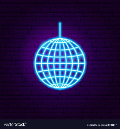 Neon Disco, Spirit Week Outfits, Week Outfits, Music Events, Spirit Week, Disco Ball, Neon Sign, Png Images, Adobe Illustrator