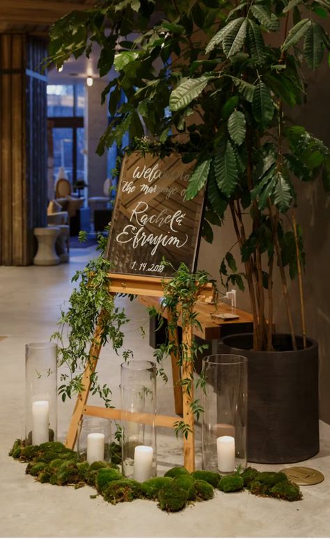 Indoor Forest Wedding, Enchanted Forrest Wedding, 1 Hotel Brooklyn Bridge, Indoor Forest, Forest Wedding Decorations, Enchanted Forest Wedding Theme, Forest Theme Party, Forest Wedding Ceremony, Enchanted Forest Theme