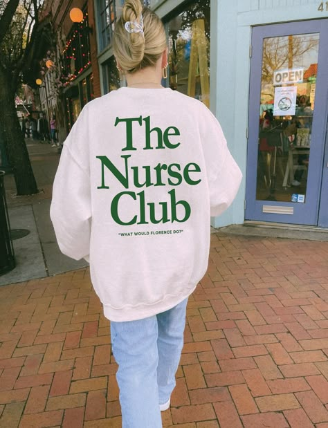 Nursing Outfit, Community Nursing, Cardiac Nurse, Aesthetic Nurse, Nursing School Essential, Nurse Crewneck, Oncology Nurse, Emergency Nurse, Nursing School Motivation