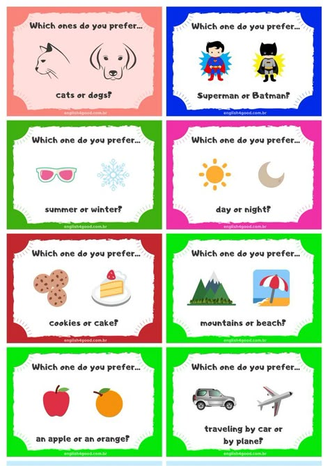 Conversation For Kids, English Conversation For Kids, Speaking Cards, Teach English To Kids, Vocabulary Flash Cards, Teacher Motivation, Esl Teaching Resources, English Teaching Materials, Esl Lesson Plans