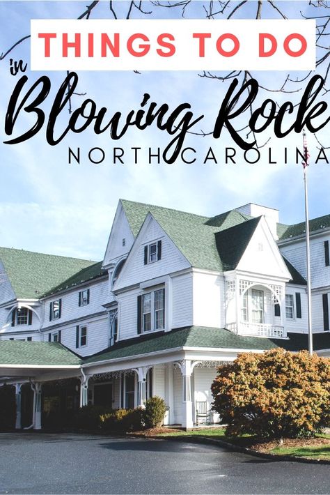 BLOWING ROCK NORTH CAROLINA TRAVEL GUIDE | Blowing Rock North Carolina | Appalachian State | USA Travel | Where to eat | Check out this guide to Blowing North Carolina including the best restaurants in Blowing North Carolina and things to do while in Blowing Rock, NC #USA #NorthCarolina #travel Blowing Rock Nc Things To Do, Blowing Rock North Carolina, Blowing Rock Nc, East Coast Usa, Vacay Ideas, Carolina Mountains, North Carolina Travel, Boone Nc, Blowing Rock