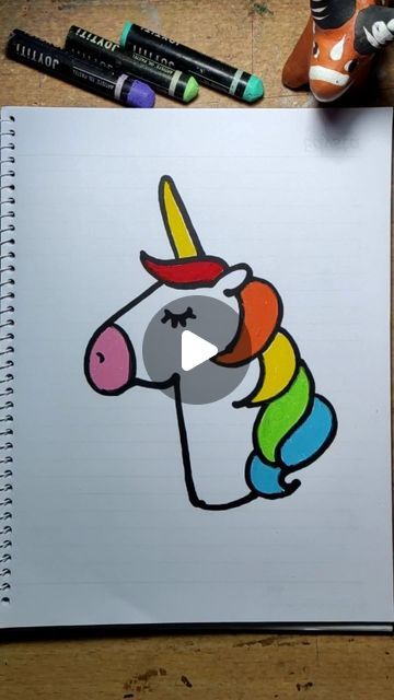 Drawing Ideas Unicorn, How To Draw Unicorn Easy, How To Draw A Unicorn Step By Step Easy, Drawing A Unicorn, Unicorn Easy Drawing For Kids, Paint Unicorn, Unicone Art Drawing For Kids, Drawing Unicorn Easy, Easy To Draw Unicorn