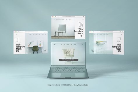 Web Design Mockup, Website Presentation, Laptop Mockup, Computer Mockup, Display Mockup, Macbook Mockup, Laptop Design, Ipad Mockup, Website Mockup