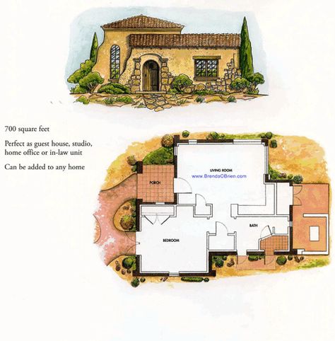 Small house floor plan Tiny Italian House, Small Italian Villa Floor Plans, Mexican House Floor Plan, Tuscan Villa Floorplan, Italian Small House, Small Tuscan House, Italian Villa Floor Plans, Casita Floor Plans, Mexican House Plans