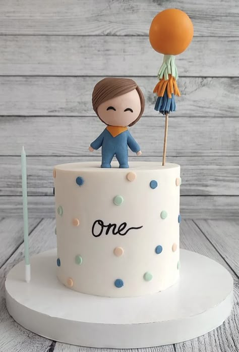 Minimalist 1st Birthday Cake, 3 Year Birthday Cake Boy, Birthday Cake First Year Boy, Cake Baby Boy 1 Year, One Year Cake Boy, Cake One Year Boy, Simple 1st Bday Cake, Simple Boy Birthday Cake, Birthday Cake For One Year Old Boy