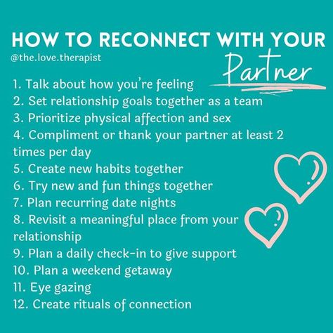 Jordan Green, LCSW on Instagram: "⁠ Turning your heart and attention toward your partner to reconnect is a daily practice in healthy relationships. The better you get at cultivating daily practices of reconnection, the happier your relationship will be and the more easily you will recover from rough patches. ⁠ ⁠ The good news is that you don’t have to start new to reconnect. Simply remember the ways you gave your partner attention and showed appreciation in the beginning of the relationship an Food For Heart, Jordan Green, Relationship Lessons, Relationship Therapy, Healthy Communication, Relationship Advice Quotes, Healthy Relationship Tips, Healthy Marriage, Relationship Help