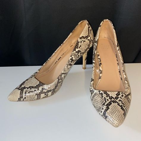 A•New•Day Snake print Heels Snake Print Heels, Size 10 Women, A New Day, Snake Print, New Day, Heel Height, Size 10, Heels, Jewelry Watches