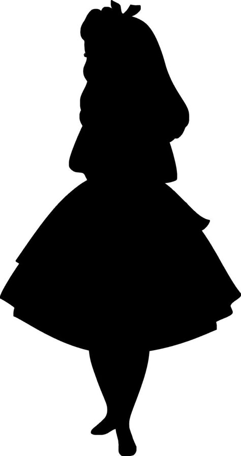 silhouette on Pinterest - ClipArt Best - ClipArt Best                                                                                                                                                                                 More Alice In Wonderland Silhouette, Silhouettes Disney, Silhouette Disney, Disney Silhouette, Alice In Wonderland Disney, Disney Silhouettes, Cabinet Painting, Alice In Wonderland Birthday, Wonderland Costumes