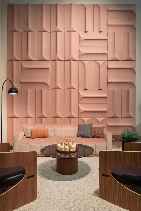 Tv Fal, Wall Panel Design, Acoustic Wall Panels, Acoustic Wall, 3d Wall Panels, Wall Finishes, Wall Cladding, Acoustic Panels, Architectural Inspiration