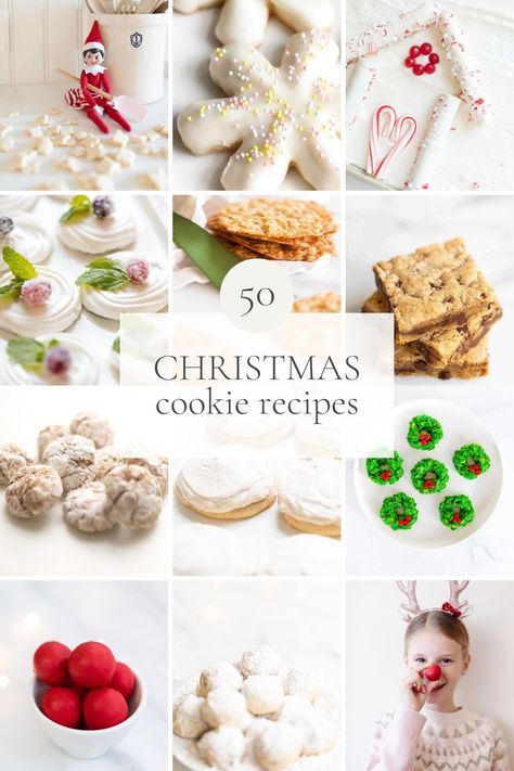 Hot Christmas Drinks, Easy Christmas Cocktail, Creative Christmas Cookies, Classic Christmas Cookies, Christmas Cocktail Recipes, Christmas Dessert Ideas, Easy Christmas Cookies, Butter Sugar Cookies, Sugar Cookie Cakes