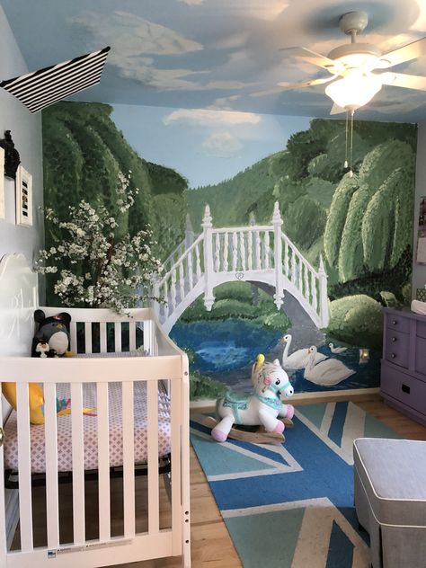 Mary Poppins Nursery #marypoppins #marypoppinsnursery #nursery #disney Mary Poppins Room, Mary Poppins Nursery Theme, Mary Poppins Aesthetic, Mary Poppins Nursery, Nursery Disney, Disney Nursery, Jolly Holiday, Mary Poppins, Nursery Themes