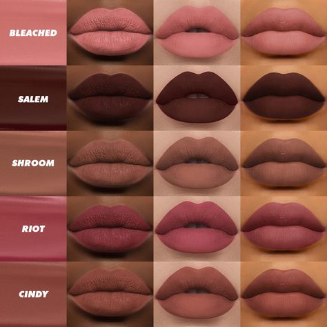 When in doubt, go nude 💄💋 Whether you're looking natural daytime look or a subtle compliment to a bold eye, we've got the perfect matte nude for you! 😉 Which of these gorge nudes are you adding to your collection? 👇 Lip Makeup For Dark Lips, Morena Lipstick Shade, Brown Lipstick On Dark Skin, Which Lipstick Color Suits Me, Dark Skin Lipstick Shades, Matte Nude Lipstick Shades, Dark Nude Lipstick, Nude Lipstick Shades For Brown Skin, Best Nude Lipstick Shades