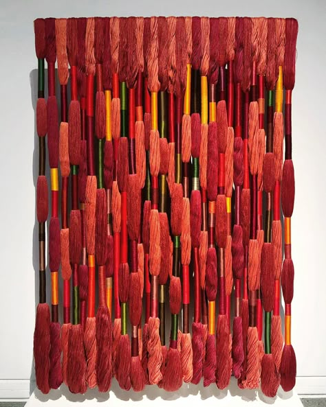 Sheila Hicks Textiles Artworks, Sheila Hicks, Walking Together, Deco Paint, Emerald Forest, Textiles Artwork, Creative Textiles, Make Do And Mend, Macrame Wall Hanging Patterns