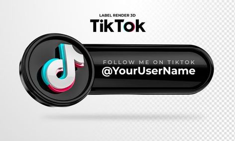 Banner icon tiktok follow me label 3d re... | Premium Psd #Freepik #psd #label India Party, Banner Icon, Tiktok Followers, Dark Black Wallpaper, Photo Collage Design, Insta Followers, Youtube Views, 3d Icons, Collage Design