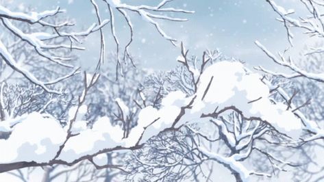 Anime Snow, Snow Gif, Gif Background, Animated Banners, Anime Christmas, Japon Illustration, Anime Gifs, Banner Gif, 수채화 그림