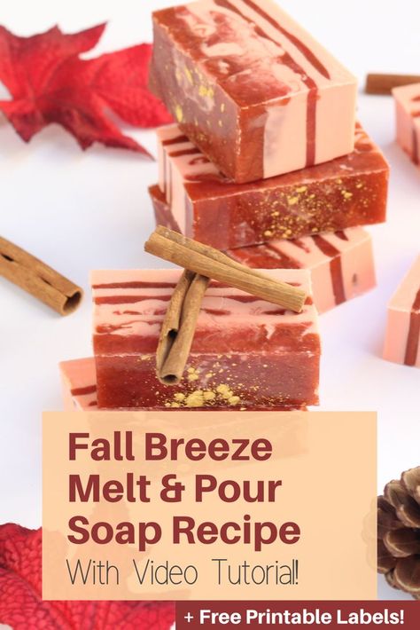 My first recipe in soap making, this recipe comes with a video tutorial and boasts the best scents of fall: pumpkin, crisp air, and falling leaves! Perfect hostess gift idea for the holiday season!