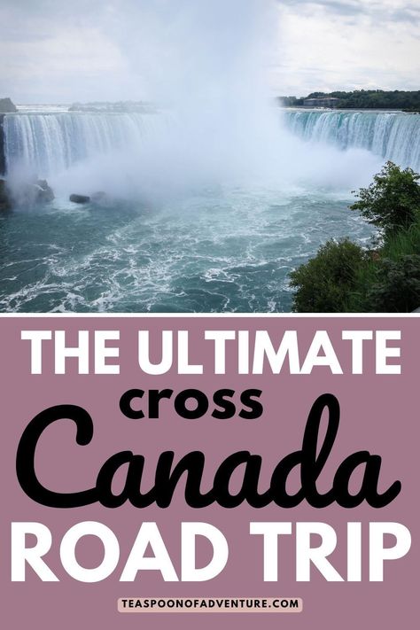 ULTIMATE CANADA ROAD TRIP: From Victoria to St. John's, discover the ultimate cross Canada road trip itinerary with 34+ stops and planning advice! #canada #travel #roadtrip #banff #vancouver #toronto #niagarafalls Across Canada Road Trip, Cross Canada Road Trip, Canada Itinerary, Canada Honeymoon, Riding Mountain National Park, East Coast Canada, Trans Canada Highway, Canadian Road Trip, Manitoulin Island