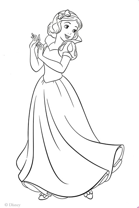 Coloring Pages Princess Snow White – Through the thousands of photographs on-line about coloring pages princess snow white , picks the very best selections along with greatest quality exclusively for you, and this photos is among photos collections within our greatest images gallery with...  #cartoon #coloring #pages Snow White Coloring Pages, Belle Coloring Pages, Disney Coloring Sheets, Coloring Pages For Teenagers, Disney Princess Colors, Walt Disney Characters, Disney Princess Coloring Pages, Disney Princess Snow White, Snow White Disney