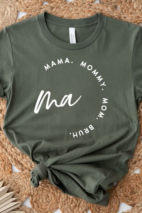 Mom Of Both Shirt Ideas, Mama Shirts Vinyl, Mom Tshirt Ideas, Mama Shirt Ideas, Mom Shirts Vinyl, Mom Sayings For Shirts, Cute Tshirt Ideas, Print Shop Ideas, Funny Mom Tshirt