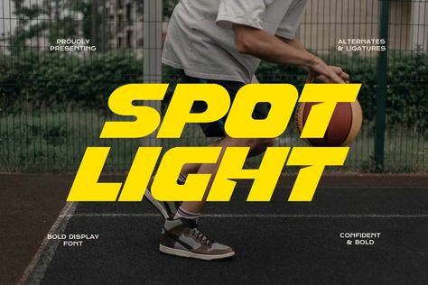 Spot Light - Display Sports Font, Fonts - Envato Elements We Are Closed Sign, Free Sports Fonts, Closed Sign Business, Dj Logo Design, Formula Student, High School Athlete, Movie Logos, Athletic Fonts, Logo Dj