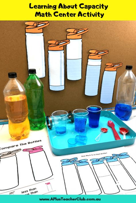 Teaching Non-Standard measurement helps kids to learn how to measure but without using rules, tapes or scales. Check out these fun Kindergarten activities and our secret weapon... the "Messy Box" to help you teach measurement hands-on. #measuring #teaching #mathactivities Measurement Hands On Activities, Measurement Activities For Preschoolers, Measurement Centers Kindergarten, Measuring Activities For Kindergarten, Non Standard Measurement Kindergarten, Capacity Activities For Kindergarten, Teaching Capacity, Measurement Craft, Non Standard Measurement Activities