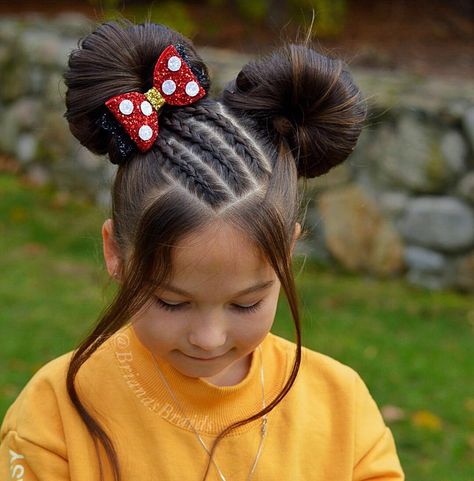 Disney Hairstyles, Girly Hairstyles, Girls Hair Styles, Kids Hair Styles, Girl Hair Dos, Lil Girl Hairstyles, Girl Hair Styles, Kid Hair, Toddler Hairstyles