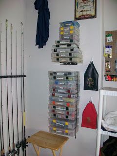 Gear Storage Ideas, Tackle Organization, Fishing Tackle Organization, Fishing Gear Organization, Fishing Organization, Fishing Gear Storage, Gear Organization, Tackle Storage, Fishing Tackle Storage