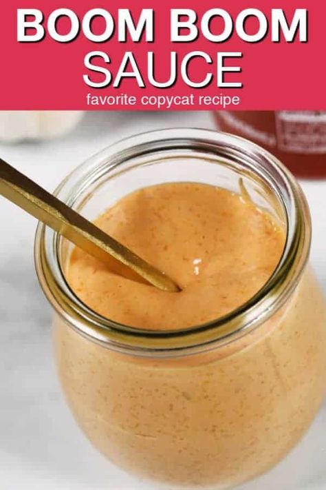 This Boom Boom Sauce recipe is a sweet, spicy, garlicky sauce that in unbelievably incredible.  It's for burgers, fries or just about anything!  #itisakeeper #recipe #recipes #garlic #sriracha #sweetchilisauce #5minuterecipe #sauce #copycatrecipe #dippingsauce #easyrecipe #quickrecipe via @itsakeeperblog Boom Boom Sauce Recipe, Boom Sauce Recipe, Boom Sauce, Boom Boom Sauce, Burger Sauces Recipe, Aioli Sauce, Shrimp Sauce, Dipping Sauces Recipes, Marinade Sauce