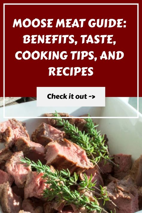 Discover the unique flavor of moose meat, a gamey yet lean alternative to beef. Learn how to buy and expertly prepare this hearty wild meat at home. How To Cook Moose Meat, Moose Meat Recipes, Moose Meat, Red Wine Sauce, Tender Beef, Grass Fed Beef, Food Words, Full Meal Recipes, Meat Recipes