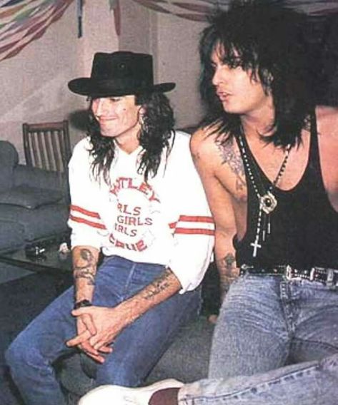 Terror Twins Motley Crue, Tommy And Nikki, Nikki And Tommy, Nikki Sixx Tommy Lee, Tommy Lee Motley Crue, Motley Crue Nikki Sixx, 80s Rockstars, Dr Feelgood, Terror Twins