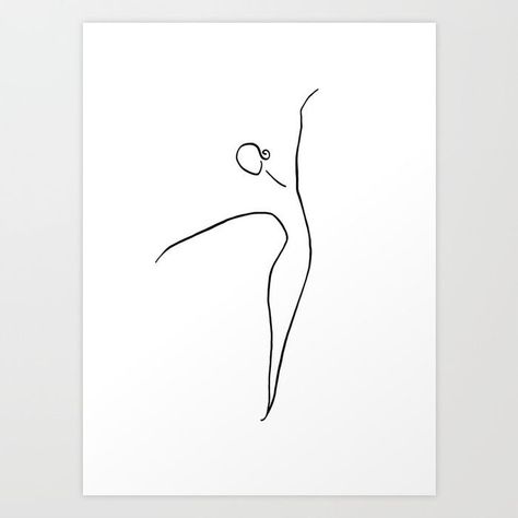 Dancer Tattoo, Dance Logo, Grace Art, Single Line Drawing, Line Art Tattoos, Art Painting Gallery, Sketch Inspiration, Abstract Line Art, Wire Sculpture