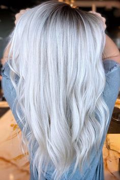 Icy Blonde Hair Color, Icy Hair, Ice Blonde Hair, Partial Highlights, Platinum Blonde Hair Color, Icy Blonde Hair, Silver Blonde Hair, White Blonde Hair, Summer Blonde